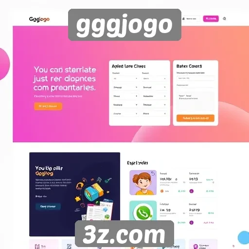 Interface e usabilidade do site gggjogo